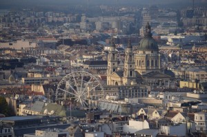 Panorámica desde la ciudadela en Budapest 